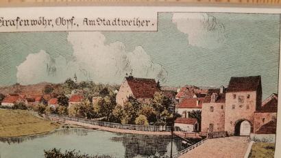Bild: hzi
Historische Postkarte von Grafenwöhr im Haus der Bayerischen Geschichte in Regensburg.
