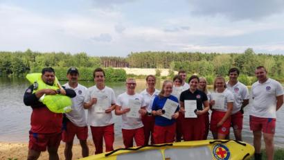 Bild: exb
Der Ausbildung zum Rettungsschwimmer im Wasserrettungsdienst stellten sich neun Mitglieder der Wasserwacht-Ortsgruppen Bruck, Nittenau, Bodenwöhr und Neunburg vorm Wald.