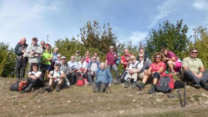 Bild: exb
Die Wandergruppe des FGV Waldershof genoss natürlich auch so manche Rast und nutzte die Pausen zu einem Sonnenbad.