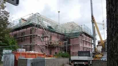 Bild: rn
Auf allen vier Etagen wird das ehemalige Vermessungsamt modernisiert und saniert.