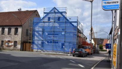 Bild: fla
Die Umbauarbeiten am Anwesen Marktplatz 2 schreiten weiter voran.
