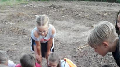 Bild: exb
Die spannende Schnitzeljagd kam bei den Kindern gut an.