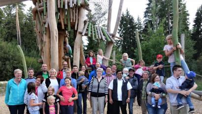 Bild: Michaela Staufer/exb
Ausgezeichnet kam die Familienwanderung der Pfarrei Fuchsmühl an.