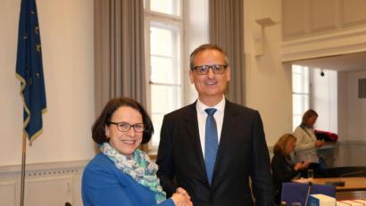 Bild: Elisabeth Weiten
Für den derzeitigen Leiter des Kulturamtes in Amberg, Wolfgang Dersch, ist mit seiner gestrigen Wahl zum Regensburger Kulturreferenten ein Traum in Erfüllung gegangen.