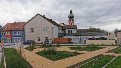 Bild: gz
Die Gestaltung des Hofgartens mit wilden Pflanzen übernahm vorerst die Natur.