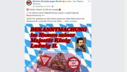 Screenshot: exb
Der Beitrag zur Bayerpartei-Demo samt Zant-Kommentar. Seit Montag fehlt dieser unter dem Beitrag.