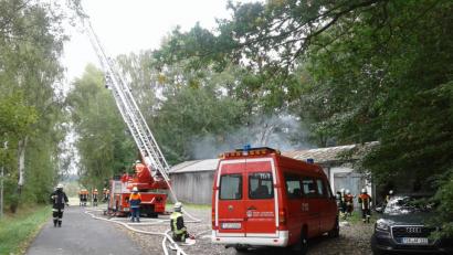 Bild: exb
Feuerwehrübung zur Brandschutzwoche in Mitterteich.