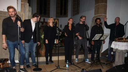 Bild: mfh
In der Johanniskirche begeisterte das internationale besetzte A-Capella-Ensemble "Stimmkreis" die Zuhörer.