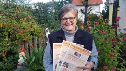 Bild: ubb
Wer sein altes Handy loswerden und damit Gutes tun möchte, kann es bei der KAB Waldsassen oder bei Dr. Annemarie Schraml (Bild) vorbeibringen. Sie packt es dann in die Tüte und schickt es zur weiteren Verwendung oder zum Recycling an das Hilfswerk "Missio".