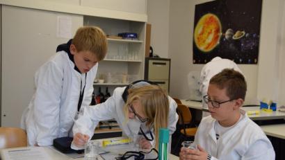 Bild: exb
Kleine Forscher unter sich.