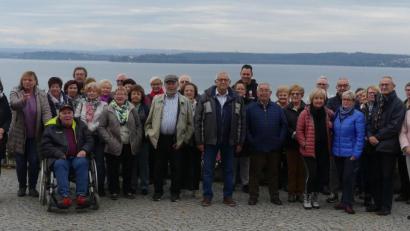 Bild: exb
Die Gemeindereise führte in diesem Jahr an den Bodensee. Organisiert hatte den mehrtägigen Ausflug ans „Schwäbische Meer“ Nicole Fürst (links).