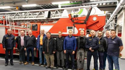 Bild: Johannes Werner/exb
Polizei bei Feuerwehr