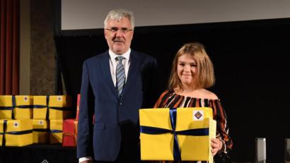 Bild: Andreas Gebert
Preisträgerin Hannah Born aus Nabburg.