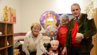 Bild: Kunz
Hoch soll sie leben: Barbara Paulus steht zum 100. Geburtstag im Mittelpunkt.