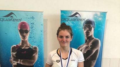 Bild: rbg
Kathrin Bachmeier vom Tirschenreuther Schwimm- Club ist die neue Bayerische Meisterin über 200m Freistil auf der Kurzbahn