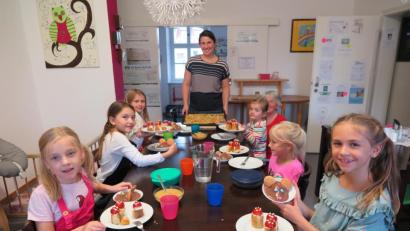 Bild: jzk
Gefüllte Fliegenpilze mit Mäusepudding – superlecker!