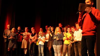 Bild: Oliver Zippe
Beim Finale des "Abends der Mode" standen Organisatoren und Akteure im Mittelpunkt.