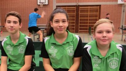 Bild: exb/Erich Kneißl
Felix Matzke, Eva Wittmann und Max Wagner (von links) gingen bei der Bezirksmeisterschaft in Burglengenfeld an den Start.