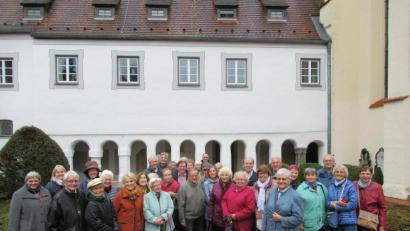 Bild: Donhauser/exb
Die Wallfahrer aus Amberg besuchten die päpstliche Basilika "Maria Brünnlein" in Wemding.