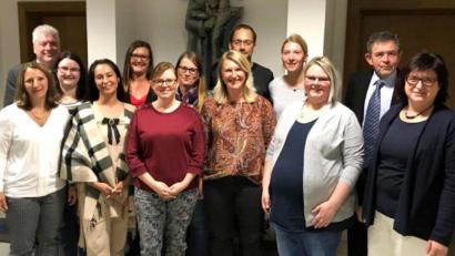 Bild: mef
Der neue Elternbeirat des Katholischen Kindergarten St. Johannes M. Vianney mit der neuen Vorsidtzenden Nicola Barth (Zweite von links).