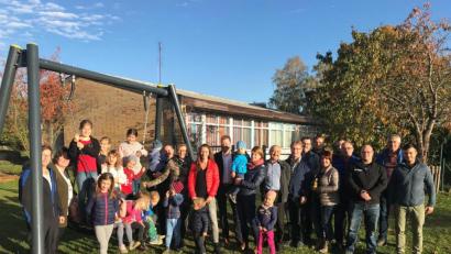 Bild: gef
Der Etsdorfer Spielplatz wird hergerichtet.
