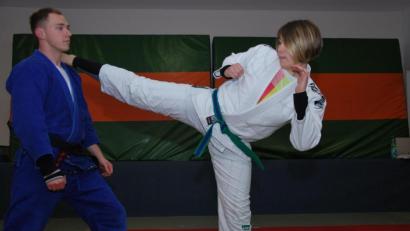 Bild: gsp
Viola Fritsche beim Training.
