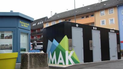 Bild: Biczysko
Endlich wieder in Betrieb: das WC auf dem La-Mure-Platz.