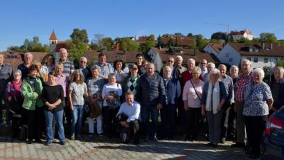 Bild: wro
Mit einer großen Besuchergruppe reiste die Gesellschaft Steinwaldia nach Parsberg, um sich vom Fortschritt der Restaurierungsarbeiten ein Bild zu machen.