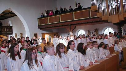 Bild: ld
120 Ministrantinnen und Ministranten feierten gemeinsam Gottesdienst.
