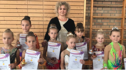 Bild: exb
Die stolzen Mädchen des SV Inter Bergsteig Amberg.