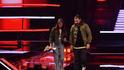 Bild: SAT.1/ProSieben/André Kowalski
Lea Herdt siegt im Battle bei "The Voice of Germany".