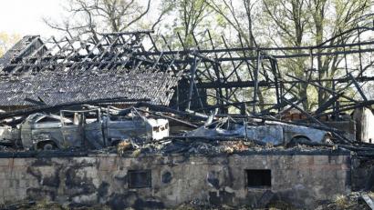 Bild: Petra Hartl
Abgebrannter Hof in Grünau bei Luhe-Wildenau