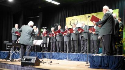 Bild: exb/Winfried Schwarz
Gerne war der Buchtal-Chor nach Straß gereist, um das Konzert des Erzherzog-Johann-Chores zu bereichern.
