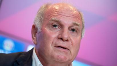 Archivbild: Sven Hoppe/dpa
Uli Hoeneß, Präsident des FC Bayern München.