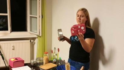 Bild: jzk
„Plastikfreier leben ist in jedem Haushalt möglich“, betonte Silvia Gottinger in ihrem Vortrag.