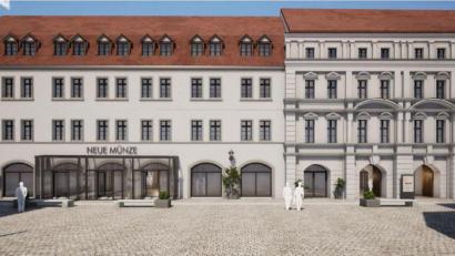 Grafik: Bauart Amberg
So soll sie aussehen, die Neue Münze in der Bahnhofstraße. Wichtig ist dem neuen Eigentümer, der Bauart, möglichst viel von der historischen Substanz zu erhalten.