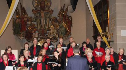 Bild: ads
Die Gospel Flames aus Hl. Dreifaltigkeit boten unter der Leitung von Christian Farnbauer eine engagierte Leistung.