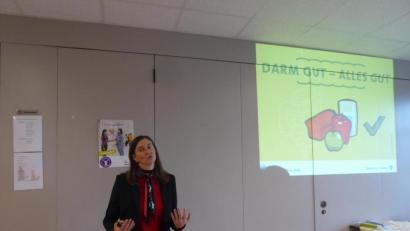 Bild: di
Silke Gulder beim Vortrag.