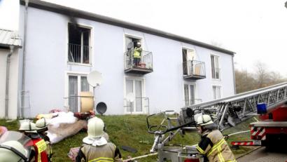 Bild: Hirsch
Brand in einer Asylbewerberunterkunft in Teublitz.