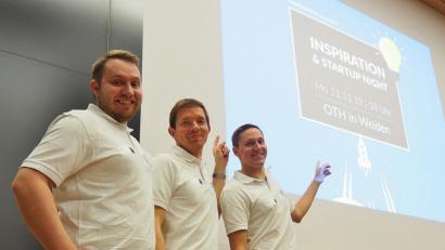 Bild: Bühner
Das Veranstalterteam "Meet Digitals" mit (von links) Louis Bauer, Tobias Walbert und Alexander Hofmann.