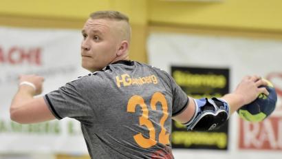 Bild: Hubert Ziegler
Auch auf die Treffsicherheit von David Zilak (Bild) hofft Trainer Roman Will beim Auswärtsspiel der HG Amberg beim TV Altdorf.