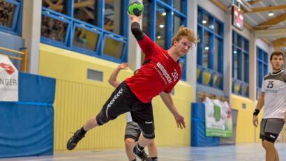Bild: Günter Uschold (gud)
Patrick Schießl und seine Teamkollegen des HV wollen sich auch gegen den TB 03 Roding gut in Szene setzen.