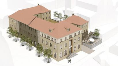 Bild: Architekturbüro Schönberger
So sieht die neue Planung für den Neubau des Hotels "Oberpfälzer Hof" aus.