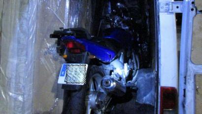 Bild: Verkehrspolizei Amberg
Dieses Motorrad wurde in Spanien gestohlen. Auf dem Autobahnrastplatz bei Ursensollen hat es die Polizei jetzt sichergestellt.