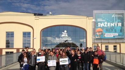 Bild: stn
Äußerst interessant für die deutschen und tschechischen Schüler war der gemeinsame Besuch des Techmania Centres in Pilsen.