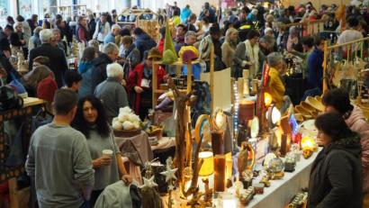 Bild: krb
In der Stadthalle ist zu Stoßzeiten viel los.