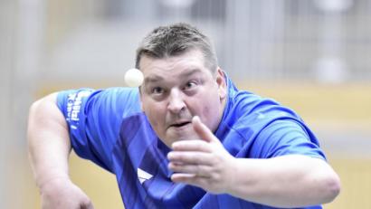 Bild: Ziegler
Matthias Hummel vom TTSC Kümmersbruck zeigte gegen den ehemaligen Bayerischen Meister eine Top-Leistung.