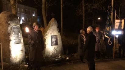 Bild: obe
Beim Volkstrauertag in Schwarzenreuth bei Neusorg ging es darum, Werte zu verteidigen.