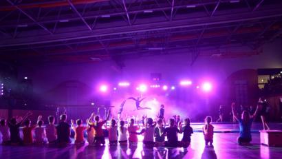 Bild: Andreas Brückmann
Turnen mit der AG aus Decker-Schulen, MRG, Max-Josef-Schule und der Turnabteilung des TV 1861 Amberg.