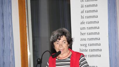 Bild: ads
Für einen unterhaltsamen Mundartabend sorgte Autorin Grete Pickl aus Kastl.